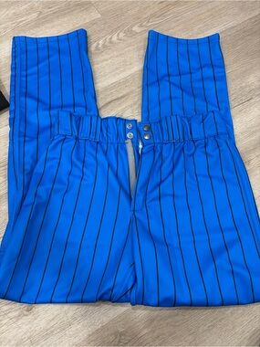 Blue Pinstripe Baseball Pants Size 32